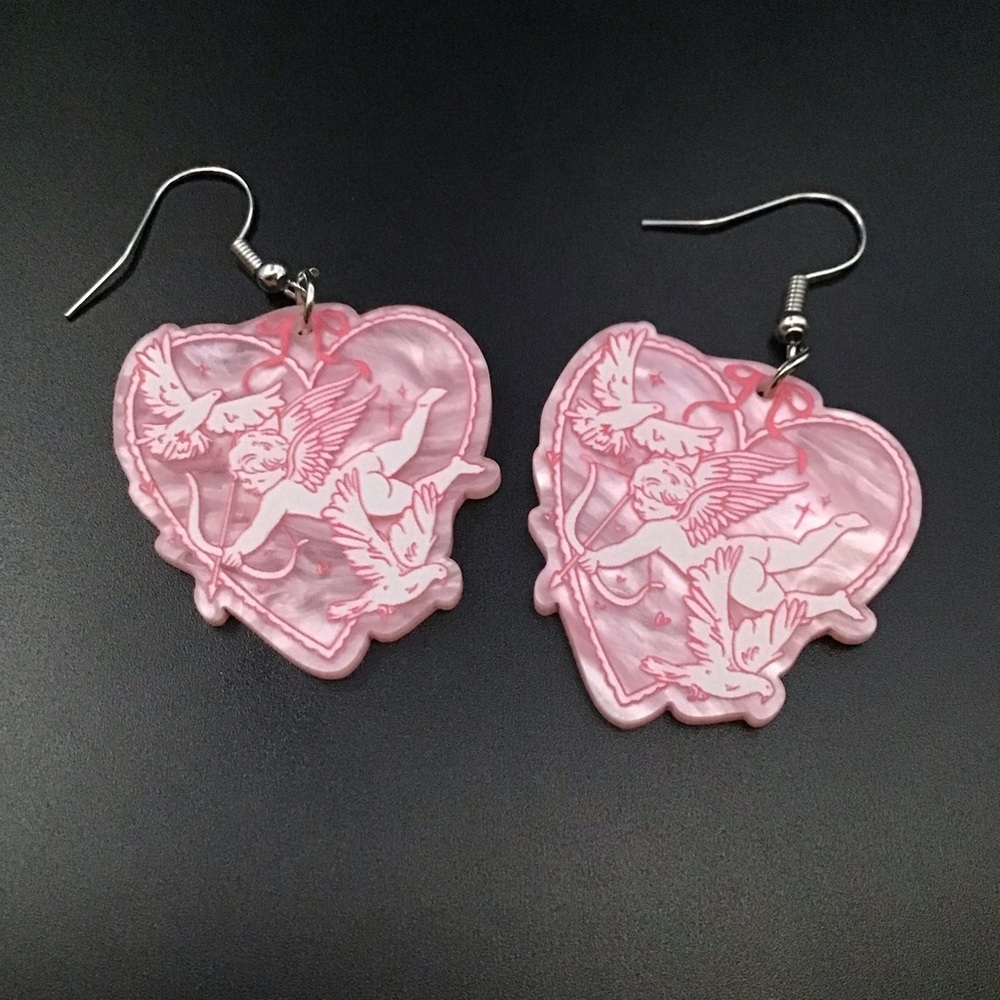 Pearlescent Cupid Earrings